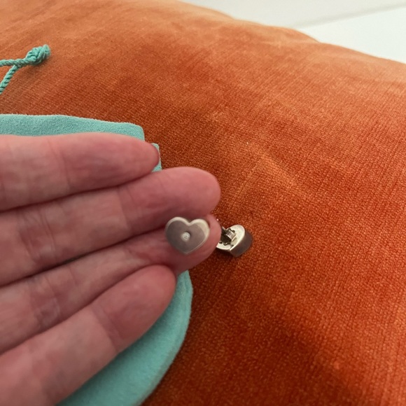 Tiffany & Co Paloma Picasso Heart Diamond Earrings rare - Picture 9 of 10